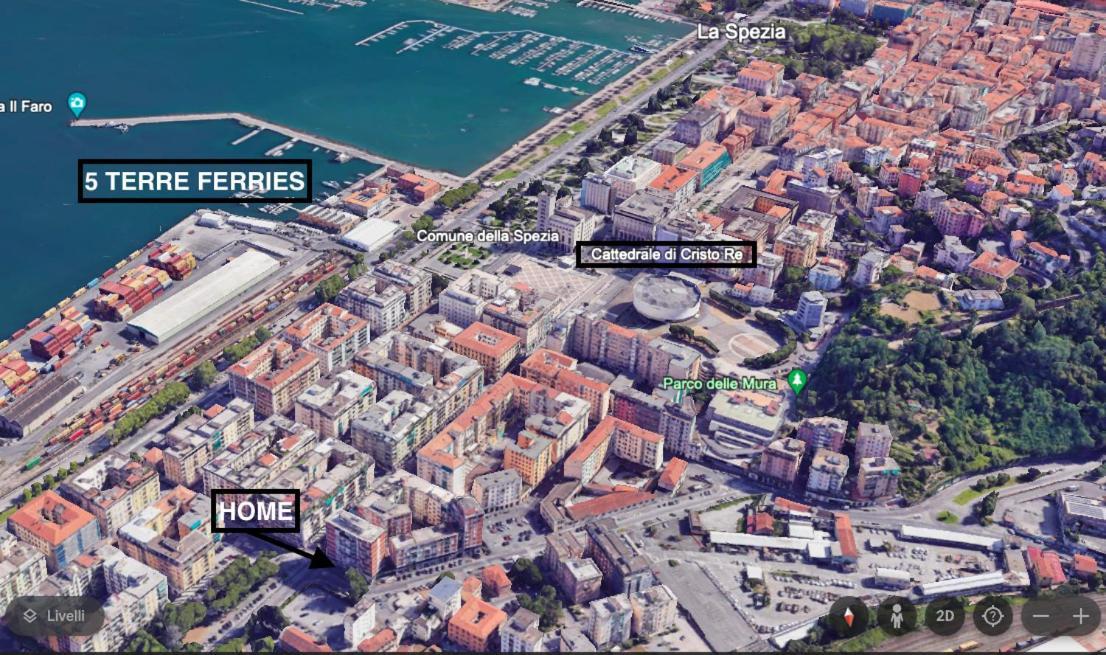 Апартаменты Bilocale Con Posto Auto La Chicca Del Golfo Специя Экстерьер фото